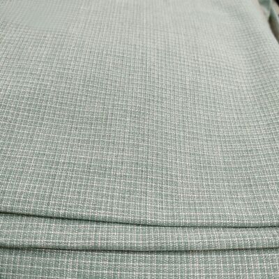 195gm 染色した糸 チェックスーツ 布 68%ポリエステル 30%レイオン 2%スパンデックス 制服用